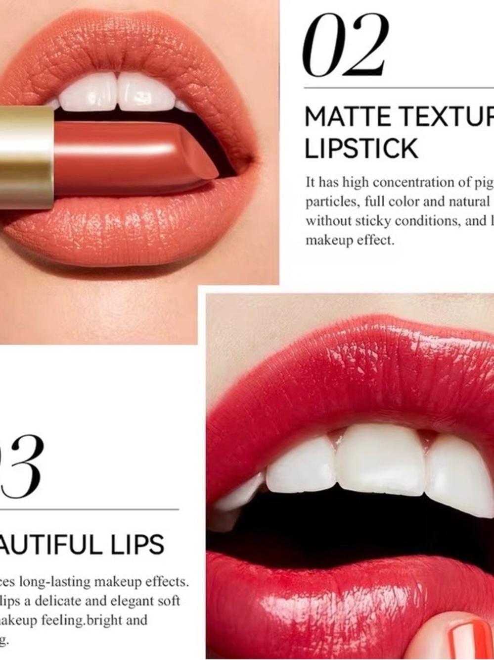 6- Color Matte Lipstick Set - Picture 6 of 7